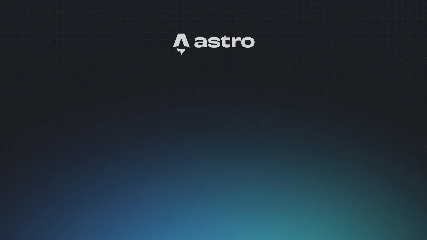 Astro build wallpaper
